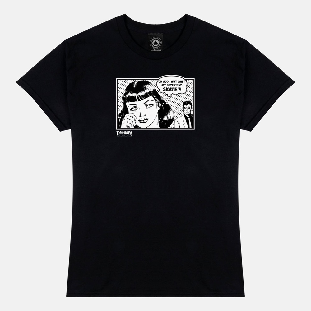Thrasher Black Graphic Tee